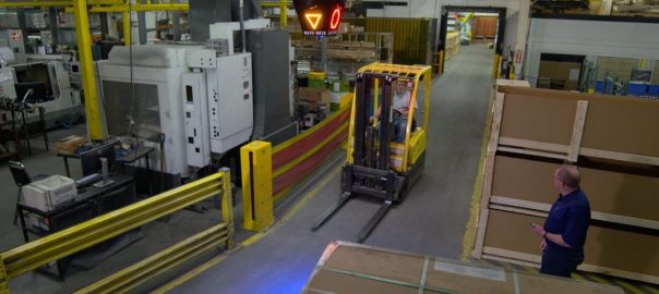 Improve Warehouse Safety With Blue Lights For Forklift Trucks Jec